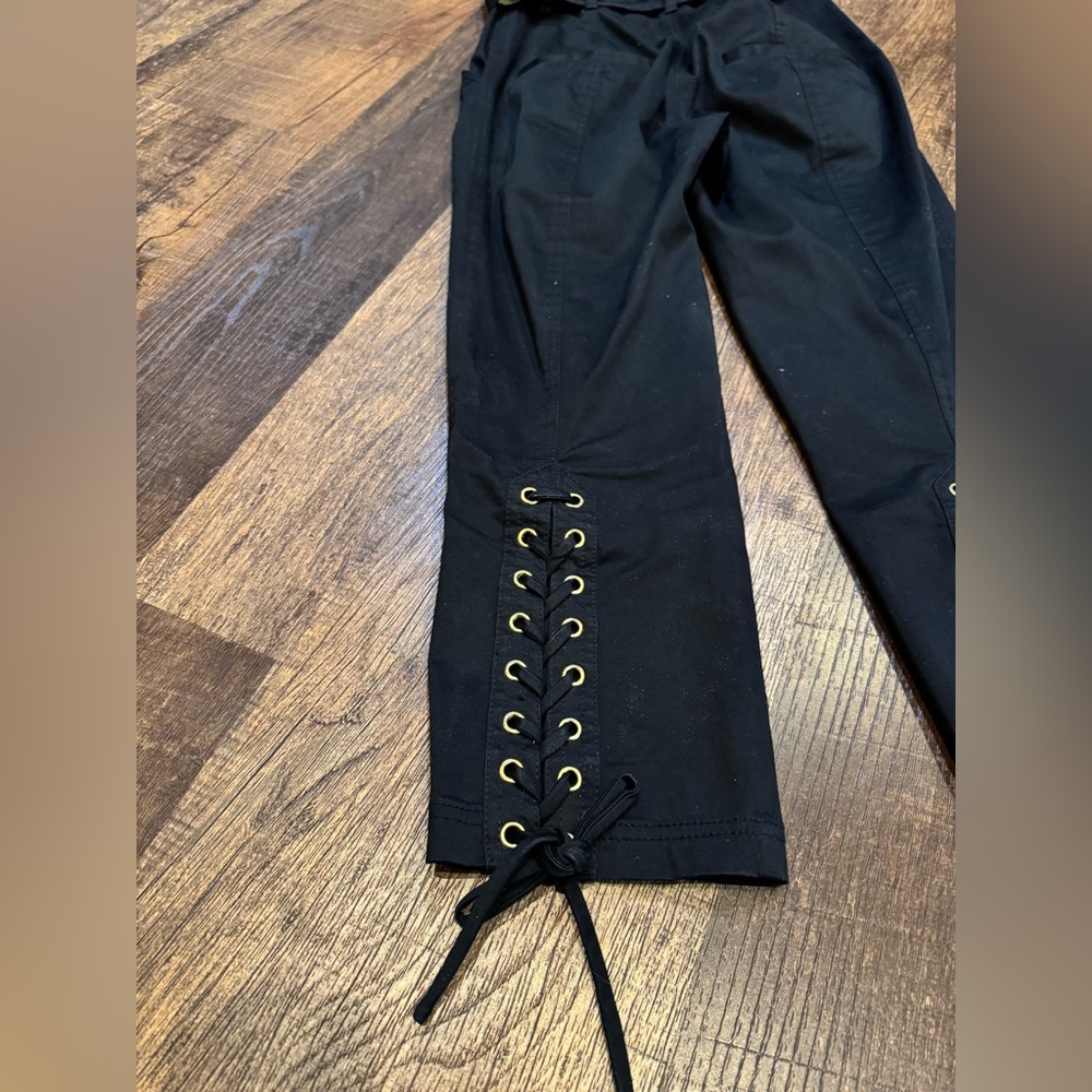 Marissa Webb Gia Twill Pant in Black 6 - Picture 11 of 12